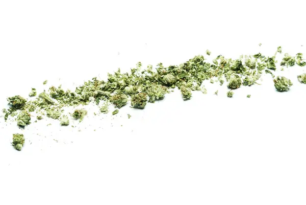 Sušená Marihuana Koncept Drogové Závislosti Koncepce Lékařské Marihuany — Stock fotografie