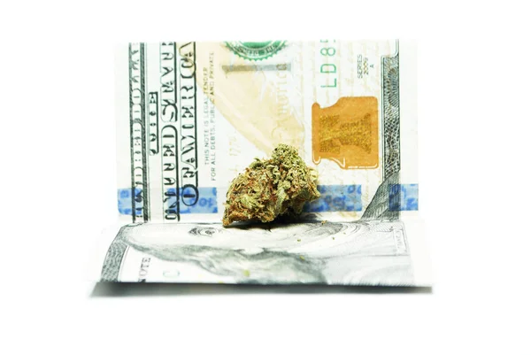 Marihuana y dinero —  Fotos de Stock