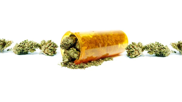 Marihuana Cannabis Conceptuele Poster Drugs Gezondheid — Stockfoto