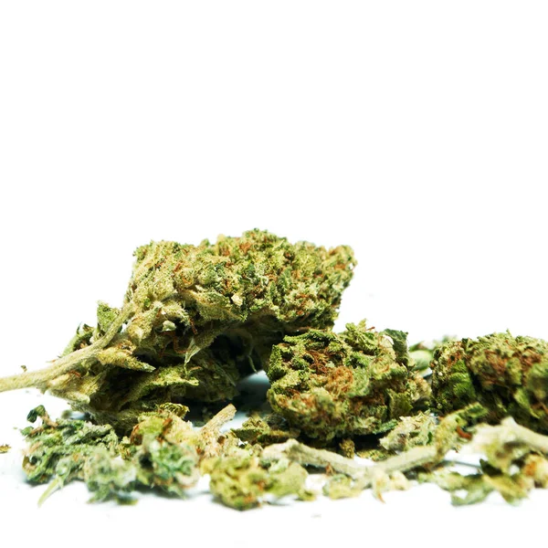 Torkad Marijuana Narkotika Missbruk Koncept Medicinsk Marijuana Koncept — Stockfoto