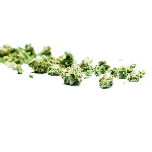 Marijuana Essiccata Concetto Tossicodipendenza Concetto Marijuana Medica — Foto Stock