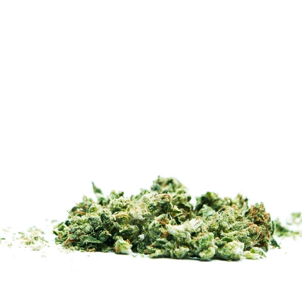 Kuivattua Marihuanaa Huumeriippuvuuden Käsite Lääkekannabiksen Käsite — kuvapankkivalokuva