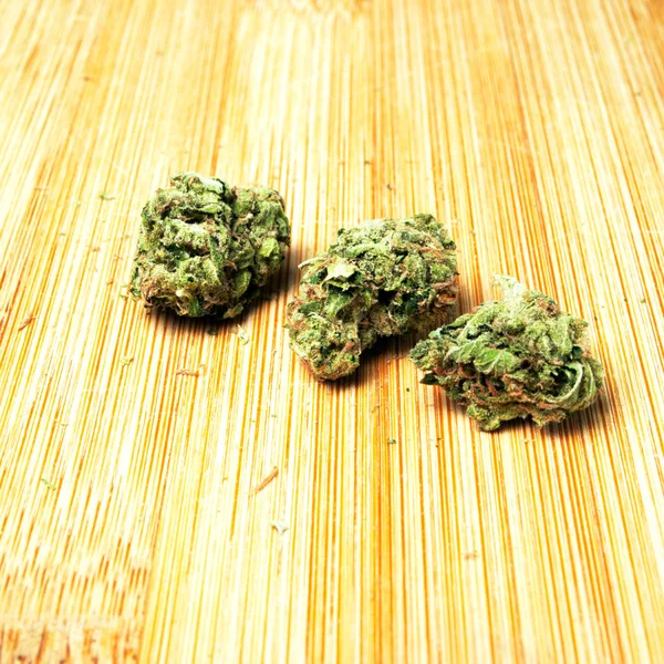 Marihuana Seca Concepto Drogadicción Concepto Marihuana Medicinal — Foto de Stock