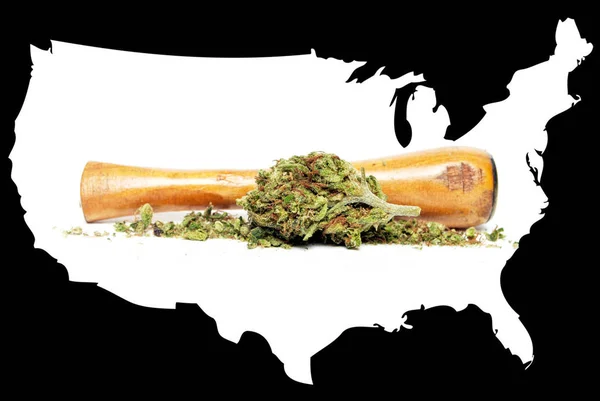 Marijuana legale negli Stati Uniti d'America — Foto Stock