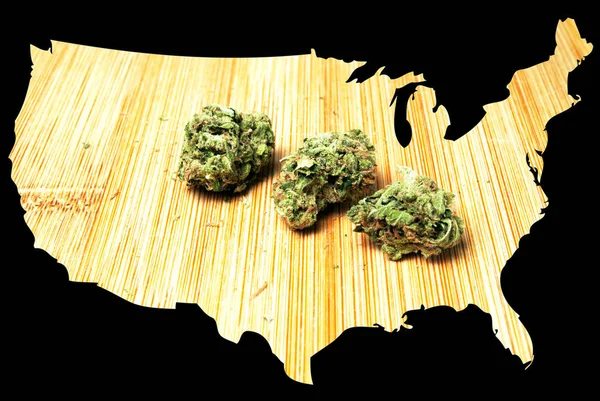 Marihuana legalna w Stany Zjednoczone Ameryki — Zdjęcie stockowe
