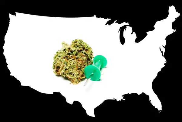 Marijuana legale negli Stati Uniti d'America — Foto Stock