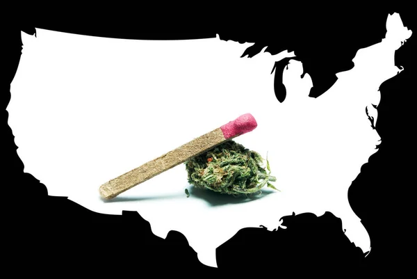 Marijuana legale negli Stati Uniti d'America — Foto Stock