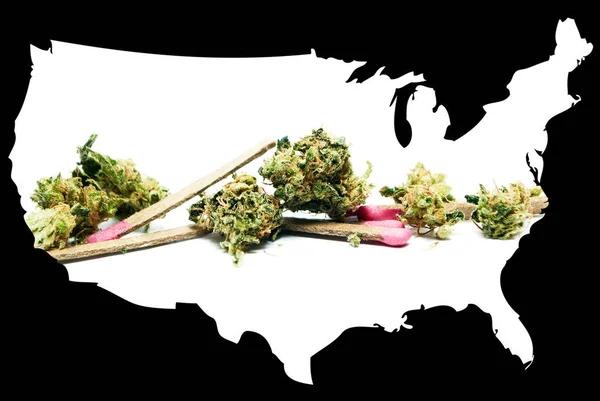 Legales Marihuana in den Vereinigten Staaten von Amerika — Stockfoto