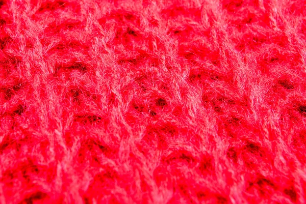 Leuchtend Rote Strickfläche — Stockfoto