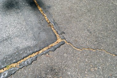 Grunge sıkıntılı asfalt yüzeyi