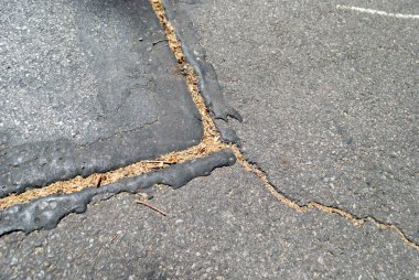 Grunge sıkıntılı asfalt yüzeyi