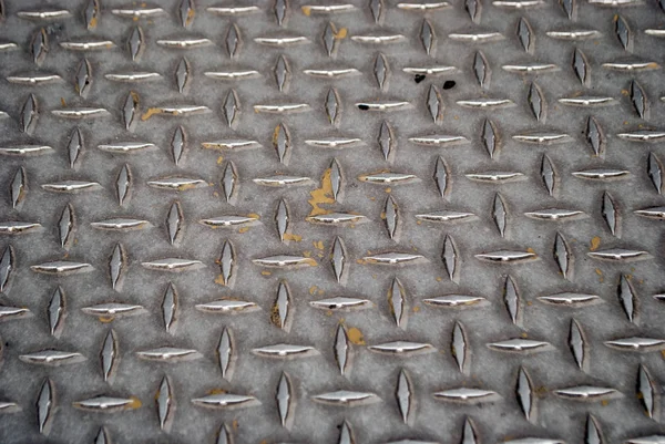 Metallic Street Plate Pattern — Stock Photo, Image