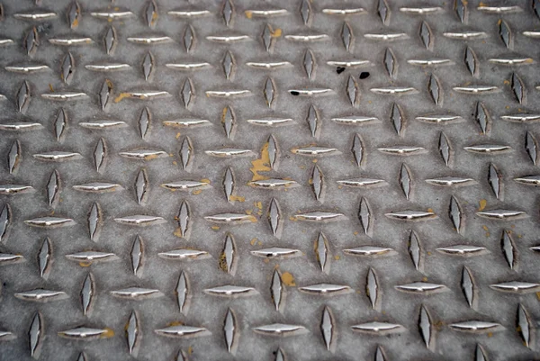 Metallic Street Plate Pattern — Stock Photo, Image