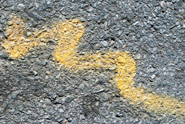 Asphalt Road Paint Marks — Stock Photo, Image