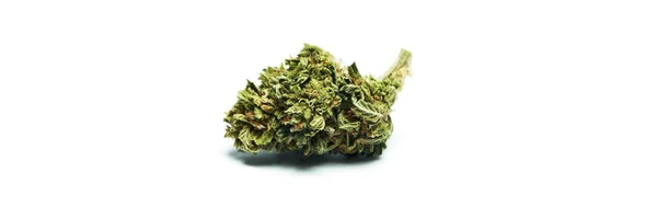 Marihuana Drugs Stilleven Geïsoleerd Witte Achtergrond — Stockfoto