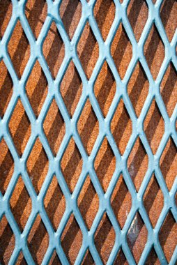 Metalik ızgara yüzeyi, dokulu arka plan