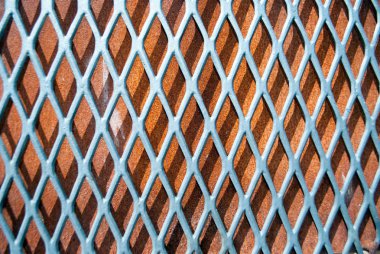 Metalik ızgara yüzeyi, dokulu arka plan