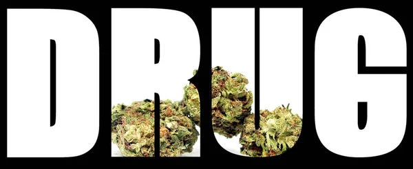Marijuana Drug Cannabis Buds — Foto Stock