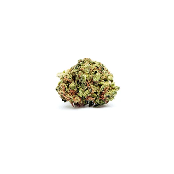 Marihuana Bud Białym Tle — Zdjęcie stockowe