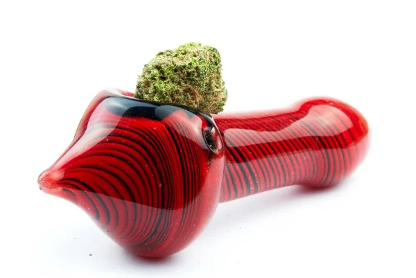Marihuana Und Cannabis Pfeife Hintergrund — Stockfoto