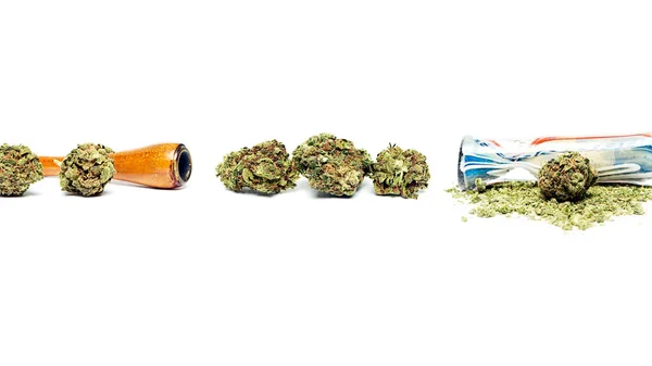 Glazen Pijp Marihuana Roken Achtergrond — Stockfoto