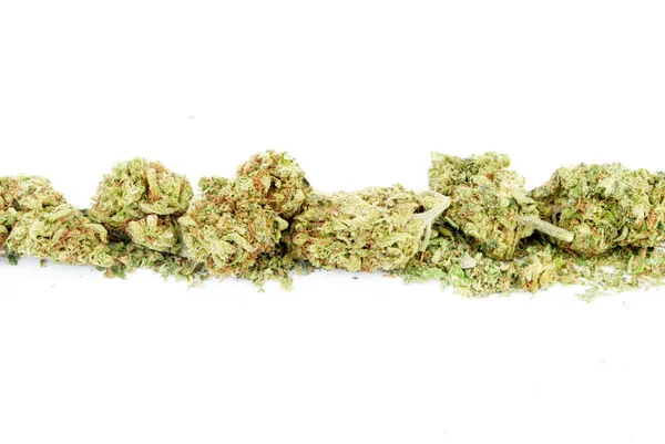Marihuana Cannabis Legalisering Baggrund Nærbillede - Stock-foto