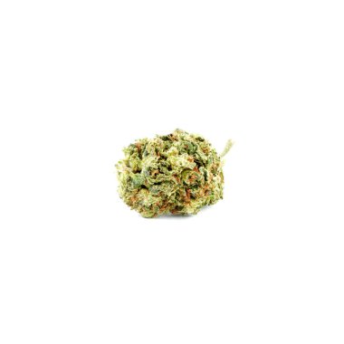 Beyaz arka planda marihuana Bud