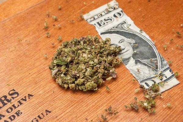 Comercio Marihuana Venta Venta Drogas —  Fotos de Stock