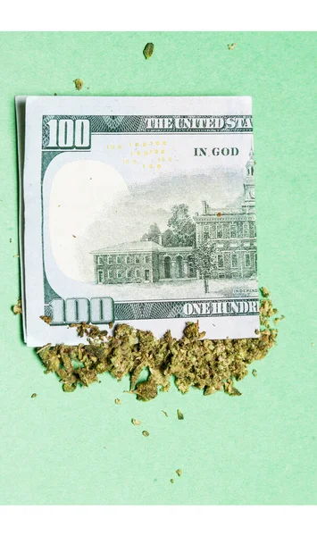 Marijuana Negócios Negociação Venda Drogas — Fotografia de Stock