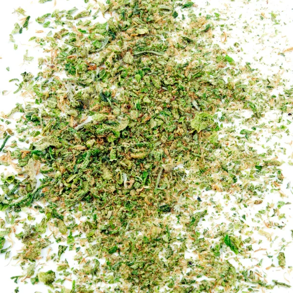 Maconha Seca Cannabis Shake — Fotografia de Stock