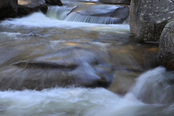 Water in a moving river, nature landscape