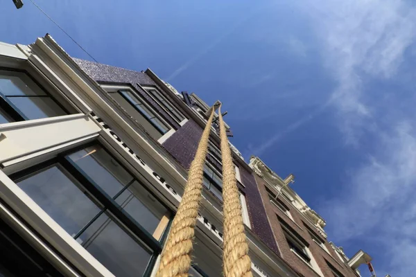 Antiguo Edificio Tradicional Amsterdam — Foto de Stock