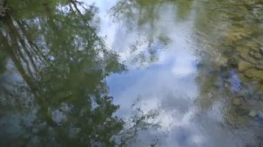 Su kayaların üzerinden yansıyarak, nehirle ya da dereyle hızla geçiyor.. 