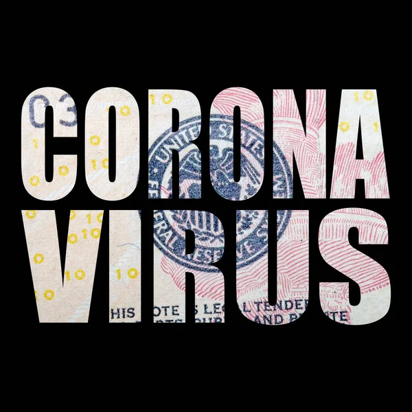 Covid Coronavirus Pandemie Und Geld — Stockfoto