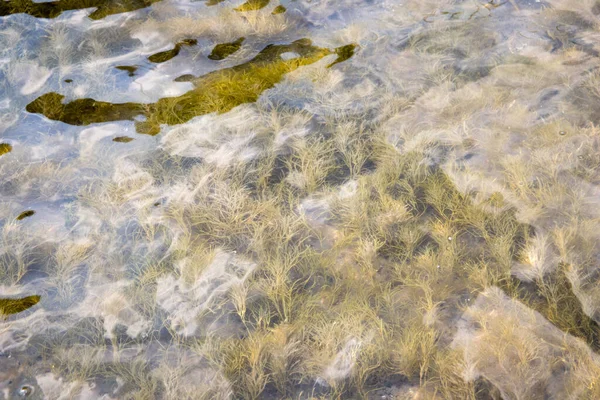 Вода Тече Через Річку — стокове фото
