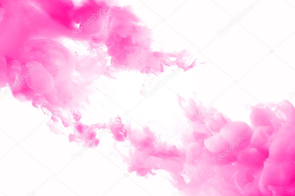 Abstract background with pink ink.