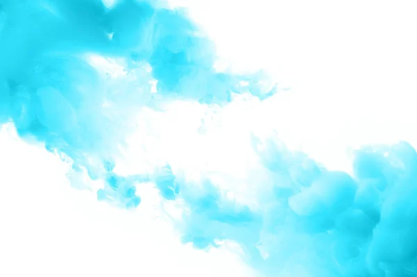 Abstrakt bakgrund med blått bläck — Stockfoto
