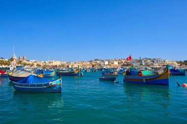 Marsaxlokk liman görünüm