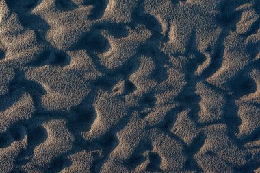 Arkaplan olarak siyah kum dalgaları