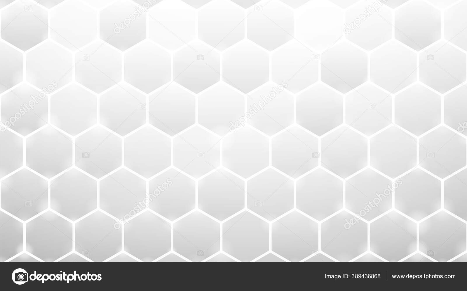 Latar Belakang Abstrak Putih Pola Segi Enam Futuristik Templat Presentasi Stok Vektor C Horsepowermini 389436868