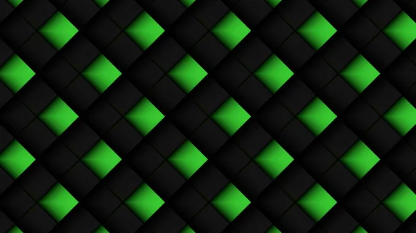 Abstraktní Černá Zelené Pruhy Vzor — Stockový vektor