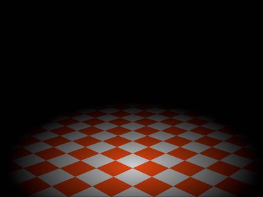 Satranç çapraz kat perspektif arka plan turuncu