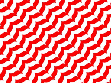 Shevron kanat kırmızı beyaz 45 derece