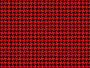 Hounds diş onay tekstil tasarım kırmızı model siyah