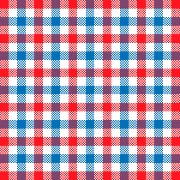 Modèle Tartan Rouge Bleu — Image vectorielle