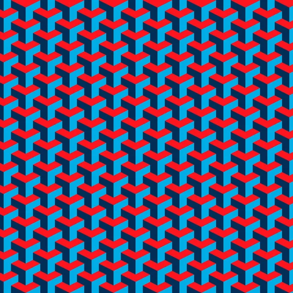 Modèle Abstrait Géométrique Rouge Blu Design — Image vectorielle