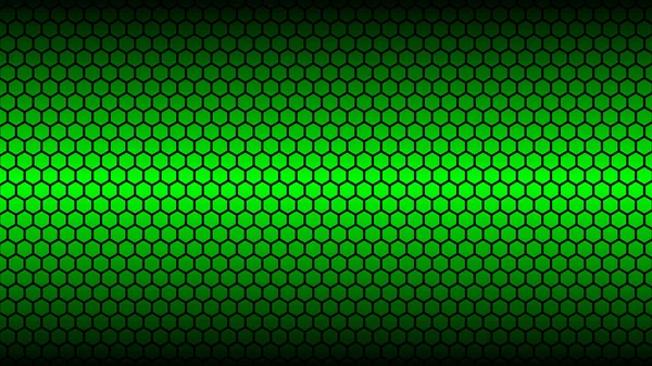 Медовий Гребінець Зелений Фон — стоковий вектор