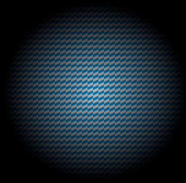 平行四辺形の市松模様パターン 錯視青いベクトル デザイン — ストックベクタ