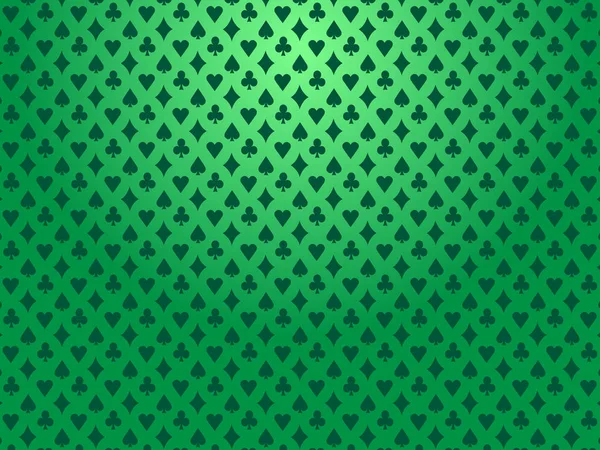 Modèle Vert Costumes Poker — Image vectorielle