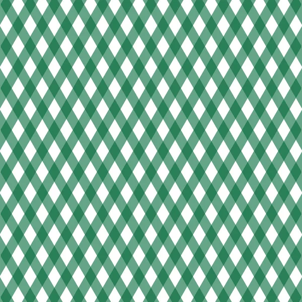 Modèle Nappe Losange Diagonale Design Vert — Image vectorielle